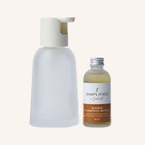 Simplified by Jacob + Kait Warm Pumpkin Spice Foaming Hand Soap & Dispenser 暖香南瓜派濃縮泡沫潔手液套裝