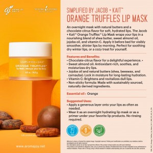 Simplified by Jacob + Kait Orange Truffles Lip Mask