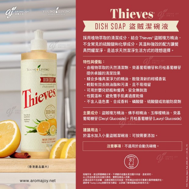 Thieves Dish Soap 盜賊潔碗液