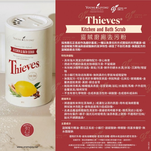 Thieves Kitchen and Bath Scrub 盜賊廚廁去污粉