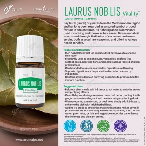 Laurus Nobilis Vitality 月桂精油調味料