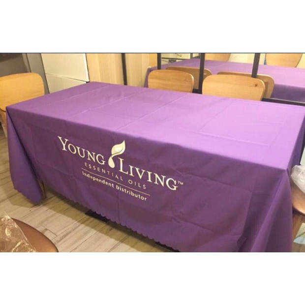 Young Living紫色桌布