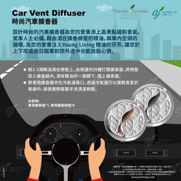 Car Vent Diffuser 時尚汽車擴香器