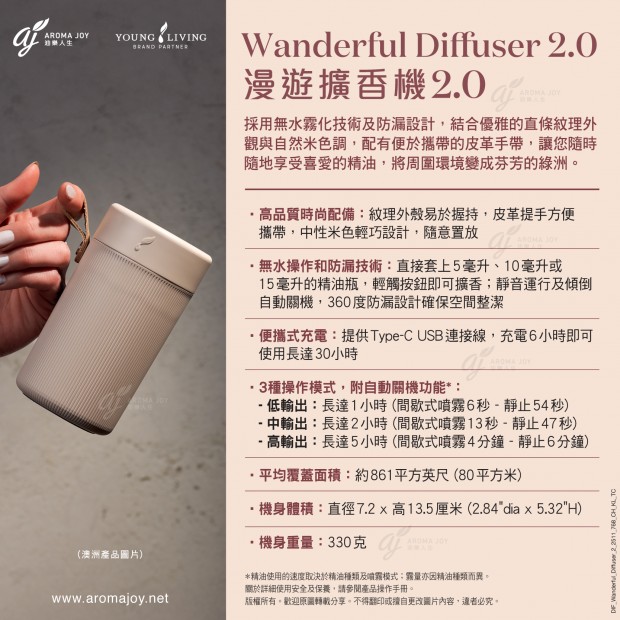 Wanderful Diffuser 2.0 漫遊擴香機 2.0