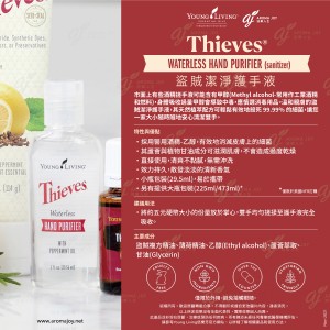 Thieves  Waterless Hand Purifier (Sanitizer) 盜賊潔淨護手液