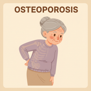 骨質疏鬆症(骨質密度流失)(骨骼問題)