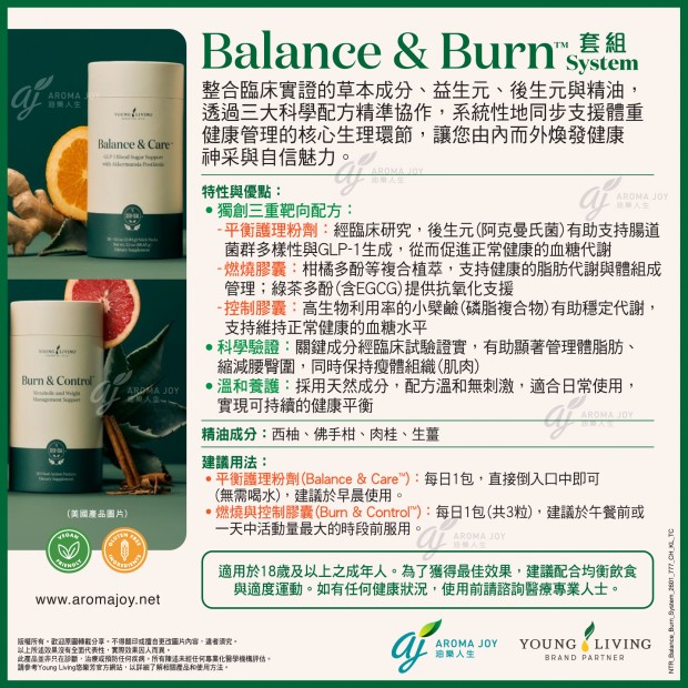 Balance & Burn 套組