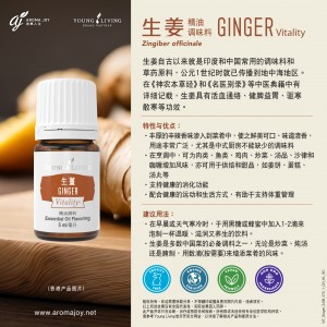 Ginger Vitality 生薑精油調味料
