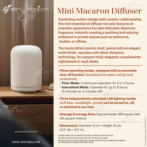 Mini Macaron Diffuser 迷你馬卡龍精油擴香機
