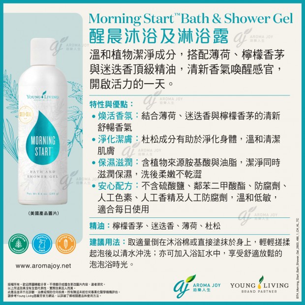 Morning Start Bath & Shower Gel 醒晨沐浴及淋浴露