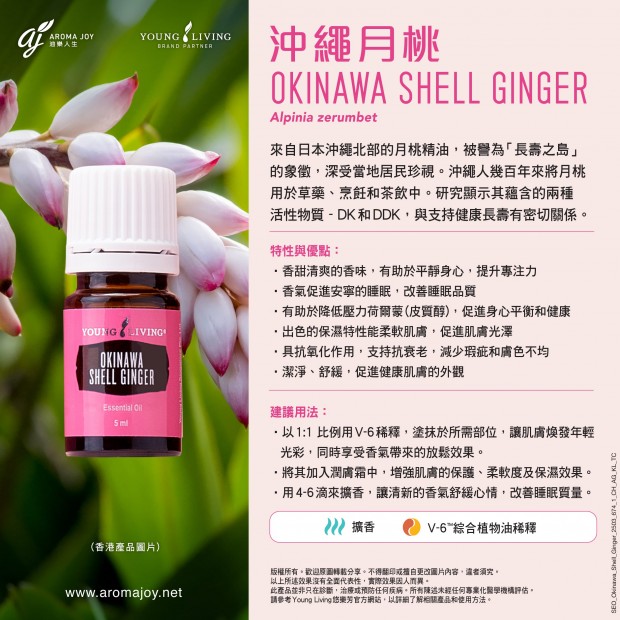 Okinawa Shell Ginger 月桃