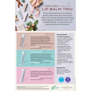 Simplified by Jacob + Kait Lip Balm Trio 潤唇膏套裝
