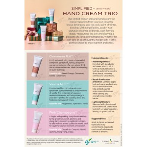 Simplified by Jacob + Kait Hand Cream Trio 潤手霜套裝