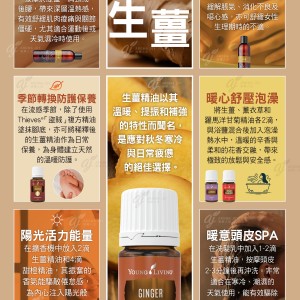 精油妙用 - 生薑