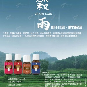 穀雨：雨生百穀，脾胃除濕