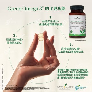 Green Omega-3™ 的主要功能