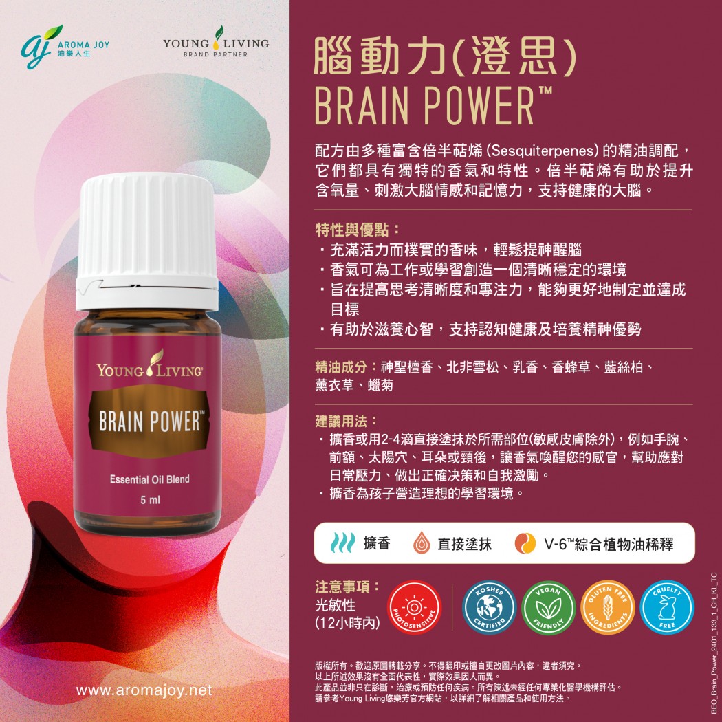 YOUNG LIVING ヤング・リヴィング エセンシャルオイル ブレインパワー