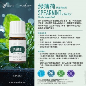 SPEARMINT Vitality 綠薄荷精油調味料