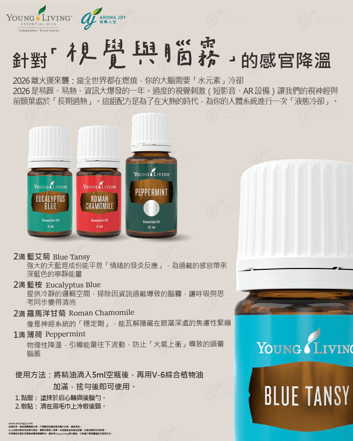 針對「視覺與腦霧」的感官降溫