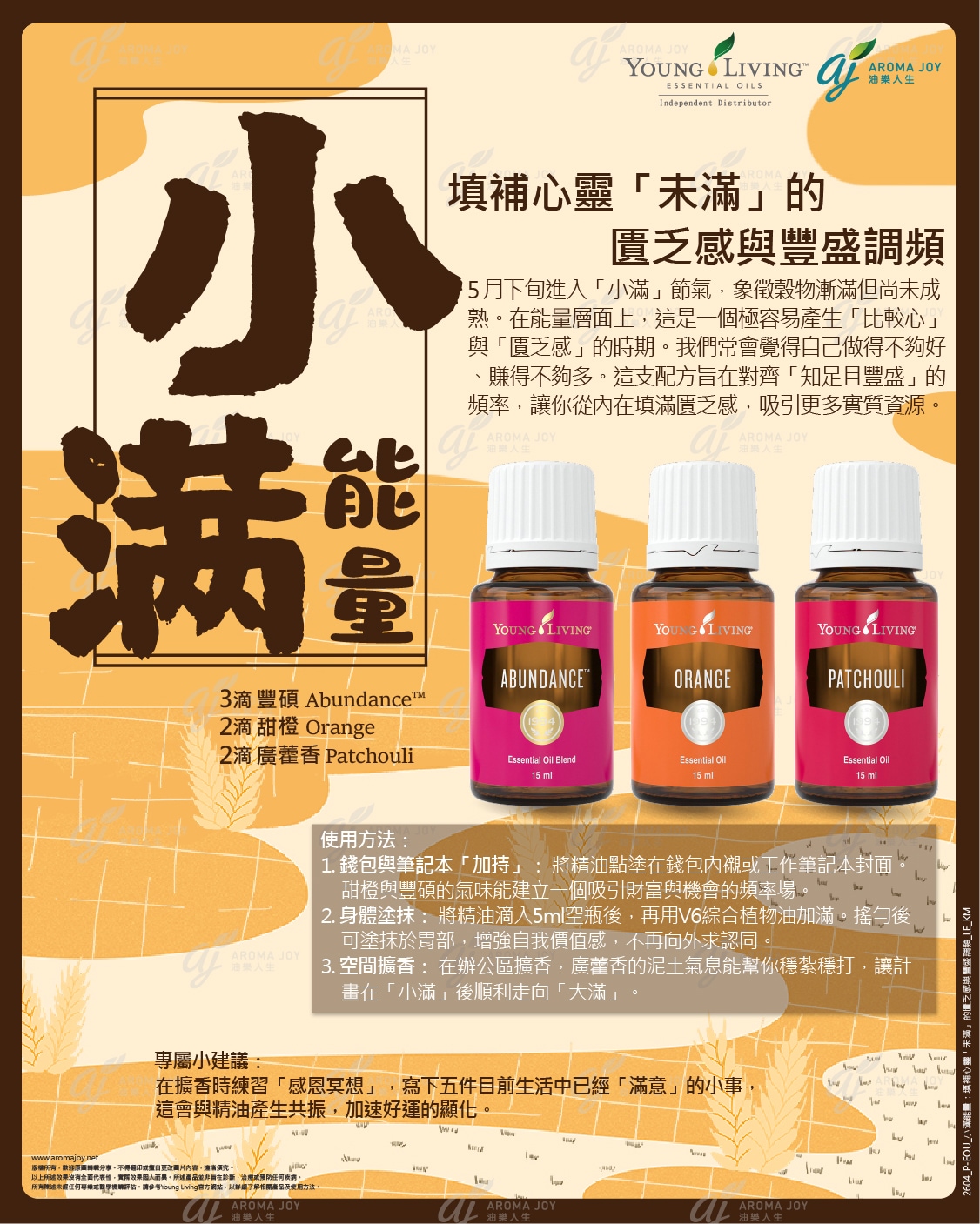 小滿能量：填補心靈未滿的匱乏感與豐盛調頻