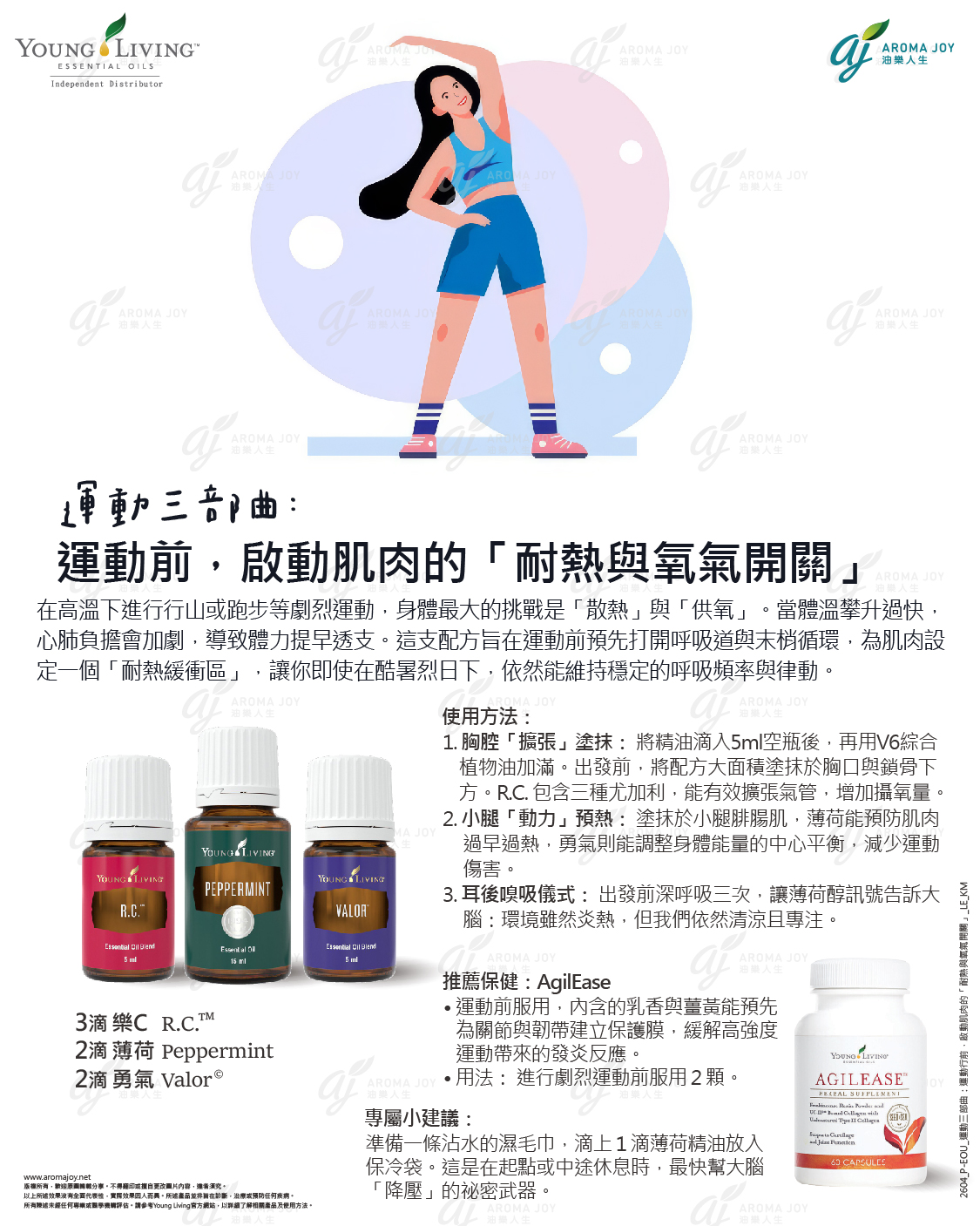 運動三部曲:運動行前,啟動肌肉的耐熱與氧氣開關