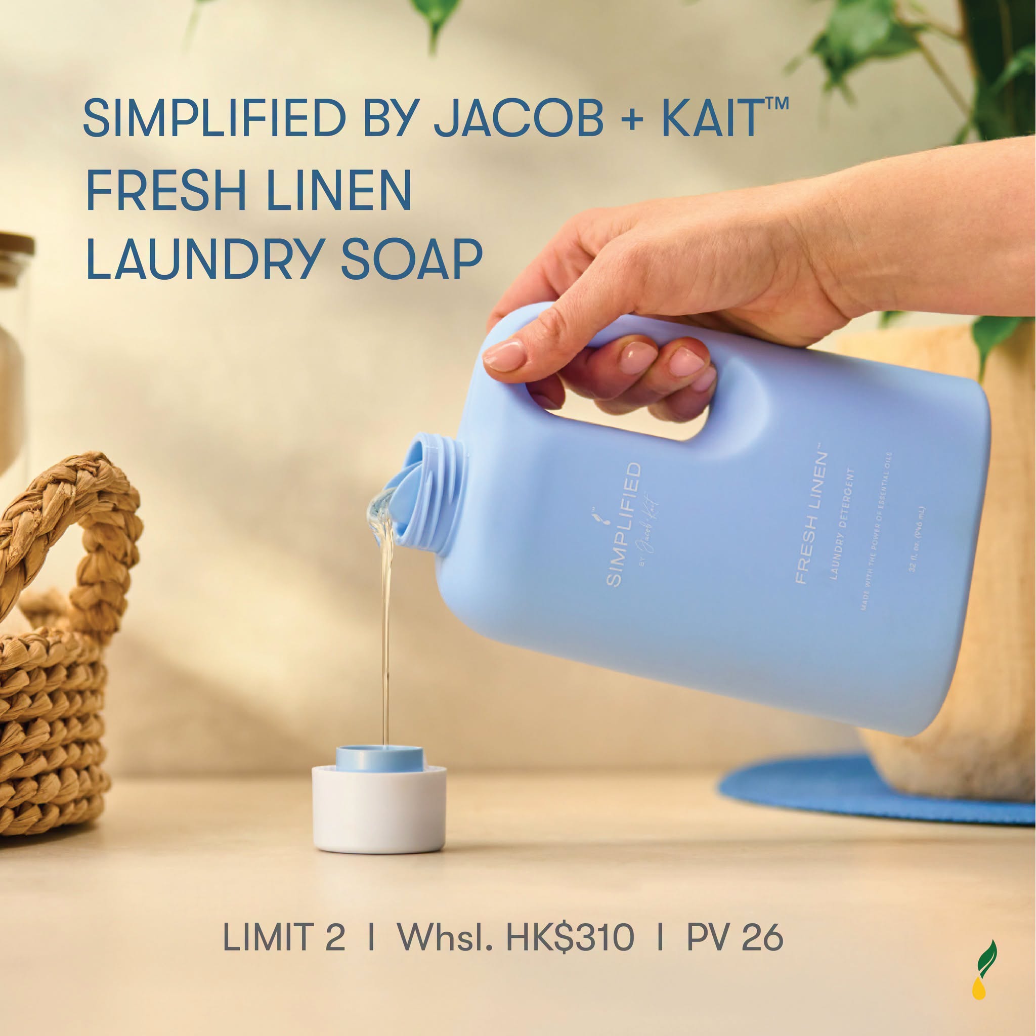 SIMPLIFIED BY JACOB + KAIT FRESH LINEN LAUNDRY SOAP